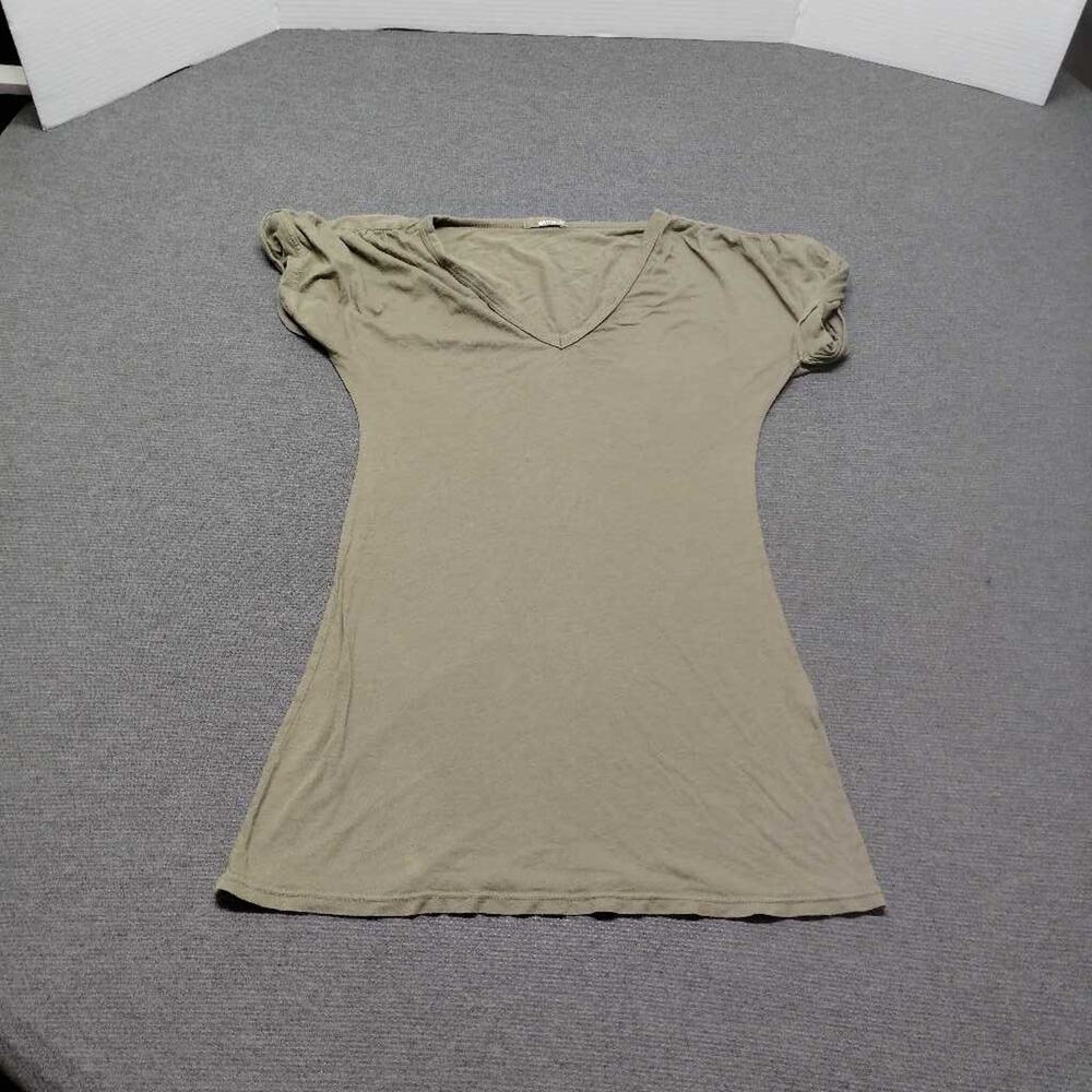 L.A. Made Women's T-Shirt Size S V-Neck Short Sleeve Casual Basic Top